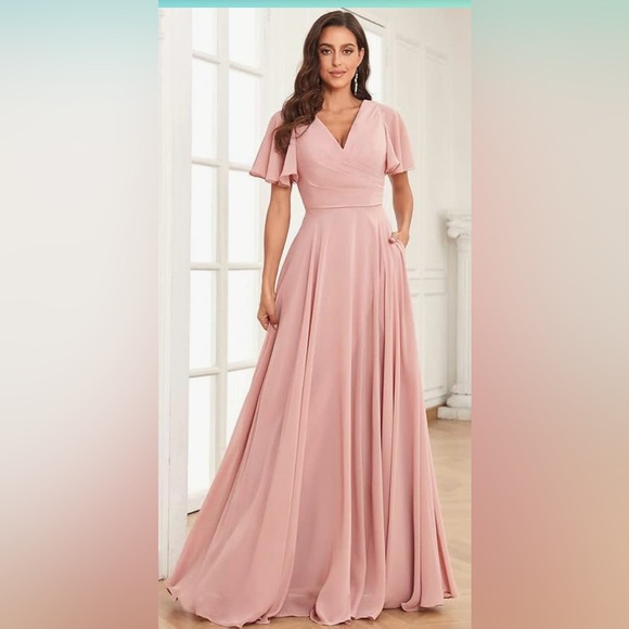 NWT Chiffon bridesmaid dress - Picture 3 of 6